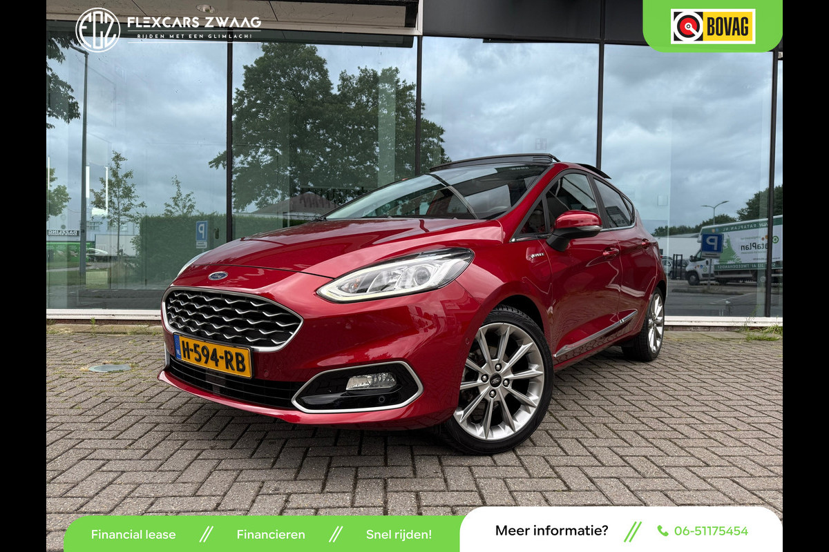 Ford Fiesta 1.0 EcoBoost 125pk Vignale - Schuif/panorama - Leder - Navi - Org.NL