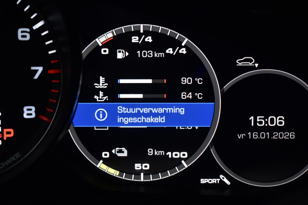 Porsche Cayenne 3.0 E-Hybrid 462pk Sport Chrono | Pano | ACC | Matrix PDLS+ | 360 Camera | Alcantara hemel | Luchtvering | Softclose |