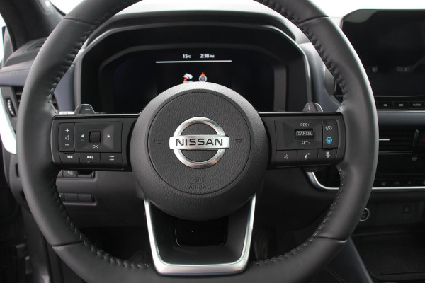 Nissan QASHQAI 1.3 MHEV DIG-T 158pk Xtronic Tekna+ | Navigatie | Apple Carplay/Android Auto | Parkeersensoren | 360 camera | Adaptive cruise control | Elektrisch panoramadak | Elektrische achterklep | Elektrische bestuurderstoel | Stoel-en stuurverwarming | Ledverlichting | Climate Control