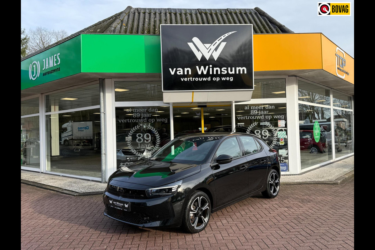 Opel Corsa 1.2Turbo 100pk GS-Line | Panoramadak | LED | Camera | Stoel+stuurverwarming | 17 Inch |