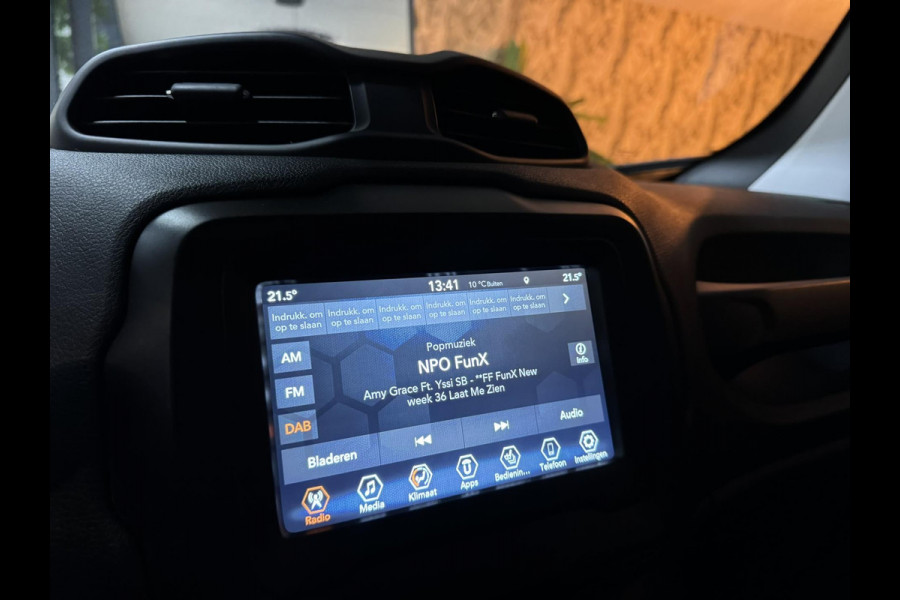Jeep Renegade 1.0T Longitude Garantie Carplay StuurVW StoelVW Cruise Navi Clima DAB Rijklaar