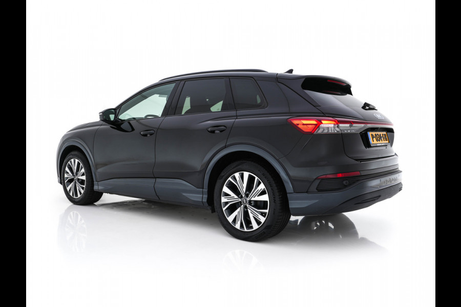 Audi Q4 e-tron 40 Launch edition Advanced Plus 77 kWh [3-Fase] {SOH-93%} (INCL-BTW) *HEATPUMP | ADAPT-CRUISE | MATRIX-LED | NAVI-FULLMAP | KEYLESS | CAMERA | DIGI-COCKPIT | DAB | AMBIENT-LIGHT | HEATED-SPORTSEATS | SHIFT-PADDLES | PRIVACY-GLASS | 19''ALU*