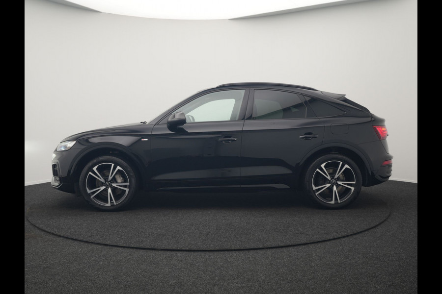 Audi Q5 Sportback 55 TFSI e Quattro 2x S-Line Plug In Hybrid 367pk PHEV | Luchtvering | Sfeerverlichting | Bang & Olufsen | Valcona Sportstoelen Verwarmd | Camera | Apple Carplay | Virtual | Keyless | Navigatie | DAB | 20"L.M |