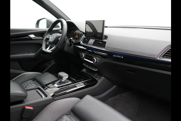 Audi Q5 Sportback 55 TFSI e Quattro 2x S-Line Plug In Hybrid 367pk PHEV | Luchtvering | Sfeerverlichting | Bang & Olufsen | Valcona Sportstoelen Verwarmd | Camera | Apple Carplay | Virtual | Keyless | Navigatie | DAB | 20"L.M |