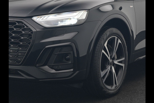 Audi Q5 Sportback 55 TFSI e Quattro 2x S-Line Plug In Hybrid 367pk PHEV | Luchtvering | Sfeerverlichting | Bang & Olufsen | Valcona Sportstoelen Verwarmd | Camera | Apple Carplay | Virtual | Keyless | Navigatie | DAB | 20"L.M |