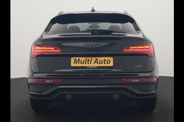 Audi Q5 Sportback 55 TFSI e Quattro 2x S-Line Plug In Hybrid 367pk PHEV | Luchtvering | Sfeerverlichting | Bang & Olufsen | Valcona Sportstoelen Verwarmd | Camera | Apple Carplay | Virtual | Keyless | Navigatie | DAB | 20"L.M |