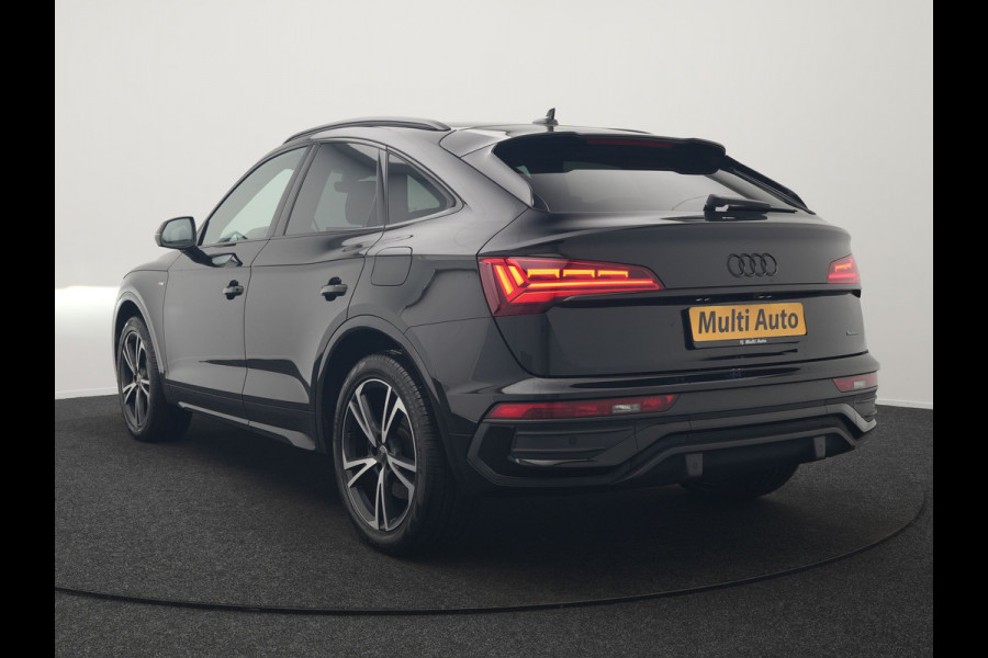 Audi Q5 Sportback 55 TFSI e Quattro 2x S-Line Plug In Hybrid 367pk PHEV | Luchtvering | Sfeerverlichting | Bang & Olufsen | Valcona Sportstoelen Verwarmd | Camera | Apple Carplay | Virtual | Keyless | Navigatie | DAB | 20"L.M |