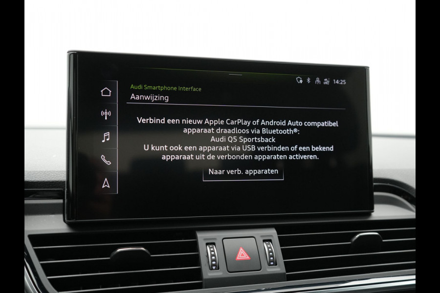 Audi Q5 Sportback 55 TFSI e Quattro 2x S-Line Plug In Hybrid 367pk PHEV | Luchtvering | Sfeerverlichting | Bang & Olufsen | Valcona Sportstoelen Verwarmd | Camera | Apple Carplay | Virtual | Keyless | Navigatie | DAB | 20"L.M |