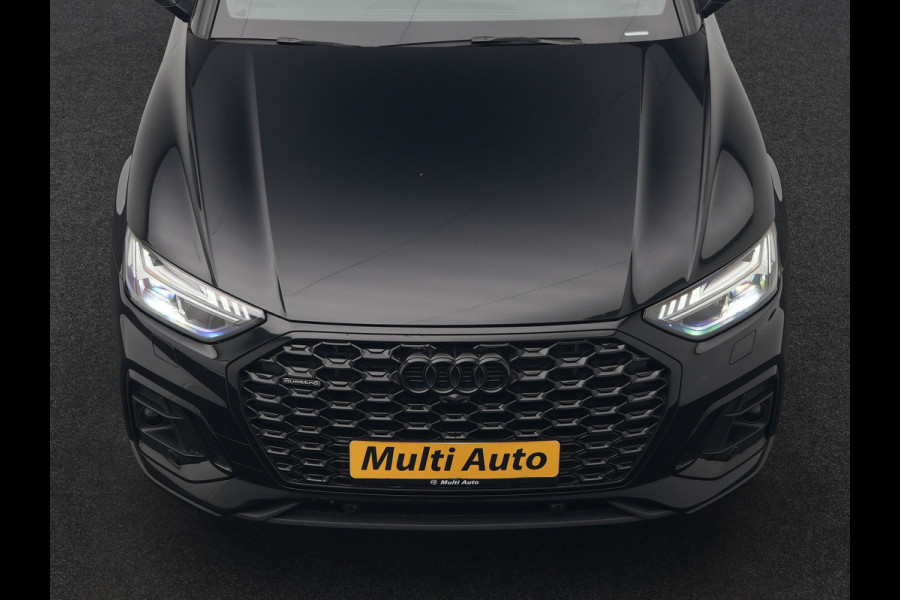 Audi Q5 Sportback 55 TFSI e Quattro 2x S-Line Plug In Hybrid 367pk PHEV | Luchtvering | Sfeerverlichting | Bang & Olufsen | Valcona Sportstoelen Verwarmd | Camera | Apple Carplay | Virtual | Keyless | Navigatie | DAB | 20"L.M |