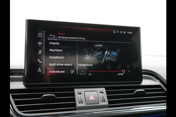Audi Q5 Sportback 55 TFSI e Quattro 2x S-Line Plug In Hybrid 367pk PHEV | Luchtvering | Sfeerverlichting | Bang & Olufsen | Valcona Sportstoelen Verwarmd | Camera | Apple Carplay | Virtual | Keyless | Navigatie | DAB | 20"L.M |