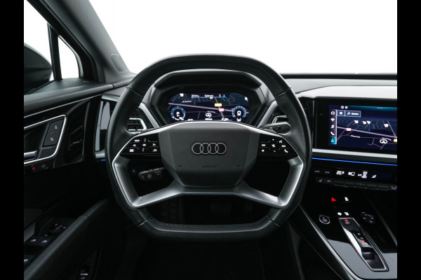 Audi Q4 e-tron 40 Launch edition Advanced Plus 77 kWh [3-Fase] {SOH-93%} (INCL-BTW) *HEATPUMP | ADAPT-CRUISE | MATRIX-LED | NAVI-FULLMAP | KEYLESS | CAMERA | DIGI-COCKPIT | DAB | AMBIENT-LIGHT | HEATED-SPORTSEATS | SHIFT-PADDLES | PRIVACY-GLASS | 19''ALU*