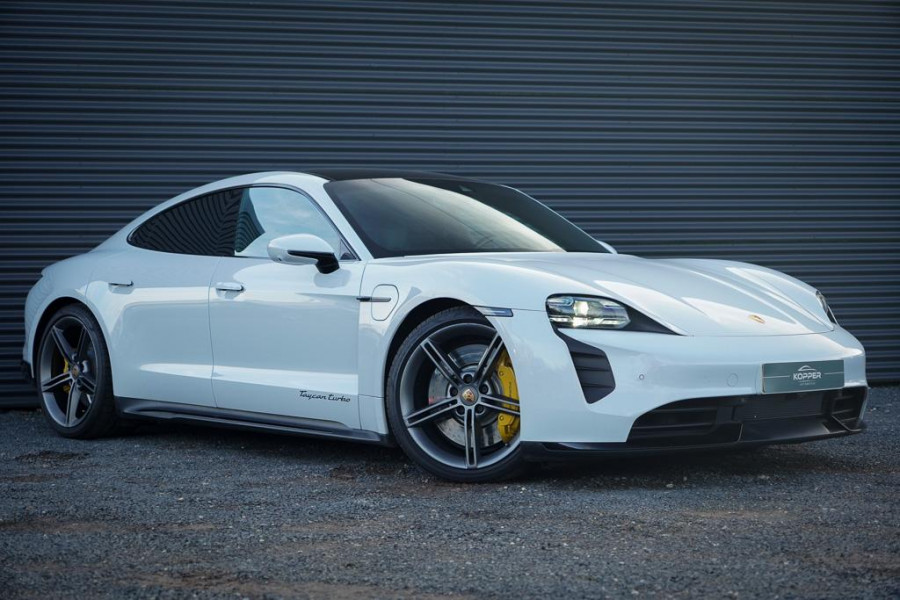 Porsche Taycan Turbo 93 kWh / 4Wiel Sturing / Pano / Passenger Display / Coated Brakes / Incl BTW