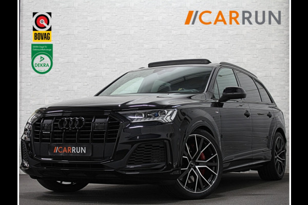 Audi Q7 50 V6 TDI 7-Persoons S-Line | 360 Camera | Trekhaak | ACC | Panorama | B&O Sound | Head-Up | Soft-Close | Matrix-LED | 4-Zone Clima | Stoelverwarming V+A | Keyless-Entry | Standkachel | Luchtvering | Tour-Pakket | Memory | Sfeerverlichting | Stuurverwarming | Autom. Parkeren | Carplay |