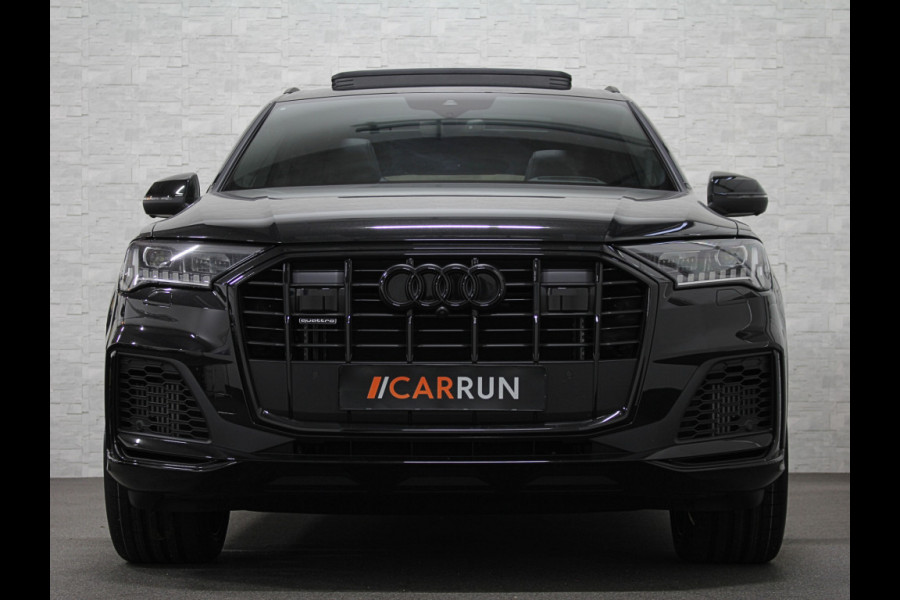 Audi Q7 50 V6 TDI 7-Persoons S-Line | 360 Camera | Trekhaak | ACC | Panorama | B&O Sound | Head-Up | Soft-Close | Matrix-LED | 4-Zone Clima | Stoelverwarming V+A | Keyless-Entry | Standkachel | Luchtvering | Tour-Pakket | Memory | Sfeerverlichting | Stuurverwarming | Autom. Parkeren | Carplay |