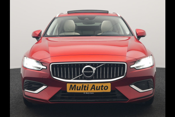 Volvo V60 T6 Recharge AWD Inscription Plug In Hybrid 340pk Dealer O.H. PHEV | Trekhaak Af Fabriek | Panodak | Camera | Harman & Kardon | Lederen Sportstoelen Verwarmd | Stuur Verwarmd | Virtual | Apple Carplay | Keyless | Navigatie | DAB |