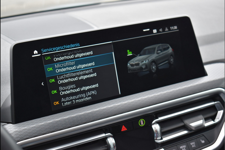 BMW X3 xDrive30e M-Pakket 292 Pk Brooklyn Grijs Metallic Pano Leder Navi Camera 19 Inch