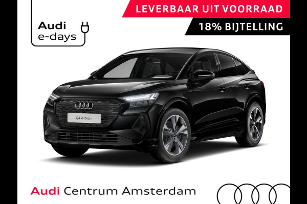 Audi Q4 Sportback e-tron 45 S edition Competition 82 kWh 286 pk | Assistentiepakket plus | Comfortpakket | Ambient lichtpakket | Stoelverwarming voor |