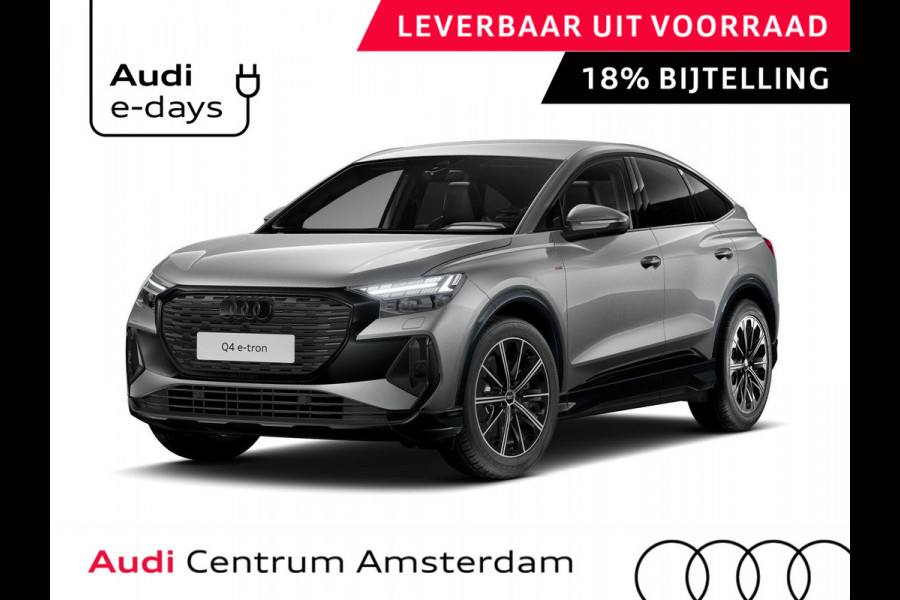 Audi Q4 Sportback e-tron 45 S edition Competition 82 kWh 286 pk | Assistentiepakket plus | Trekhaak | Ambient lichtpakket | Optiekpakket zwart plus |
