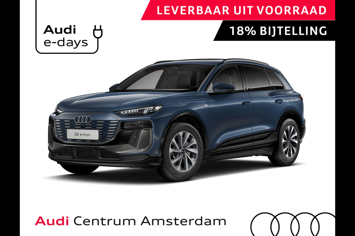 Audi Q6 e-tron Advanced edition 83Kwh 252 pk SUV | Tech pakket plus | Glazen panoramadak | Sportstoelen | Frunk |
