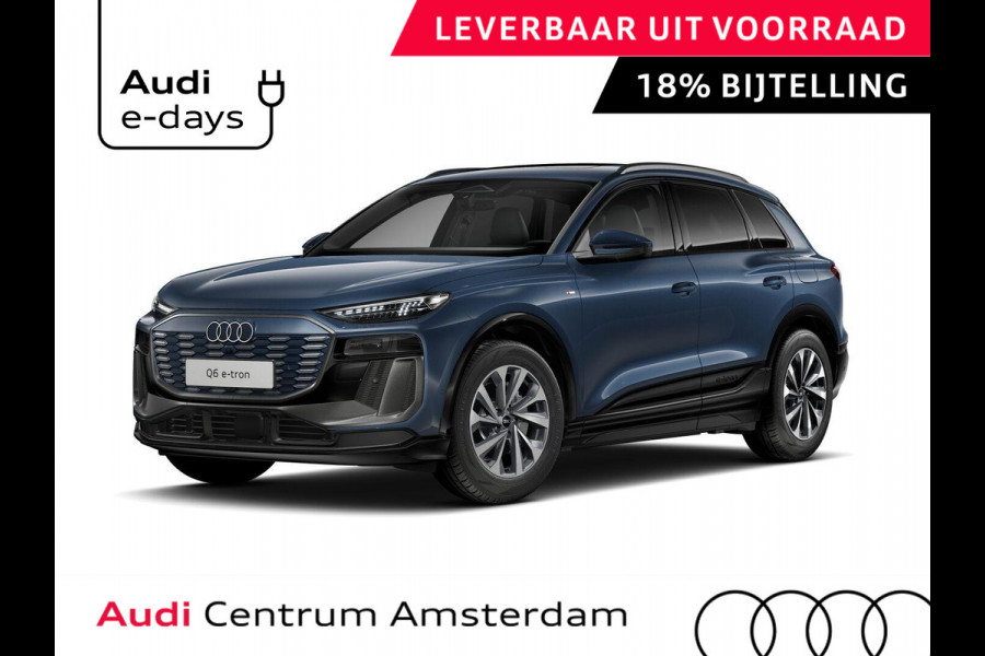Audi Q6 e-tron Advanced edition 83Kwh 252 pk SUV | Tech pakket plus | Glazen panoramadak | Sportstoelen | Frunk |