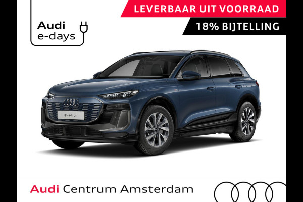 Audi Q6 e-tron Advanced edition 83Kwh 252 pk SUV | Tech pakket plus | Glazen panoramadak | Sportstoelen | Frunk |