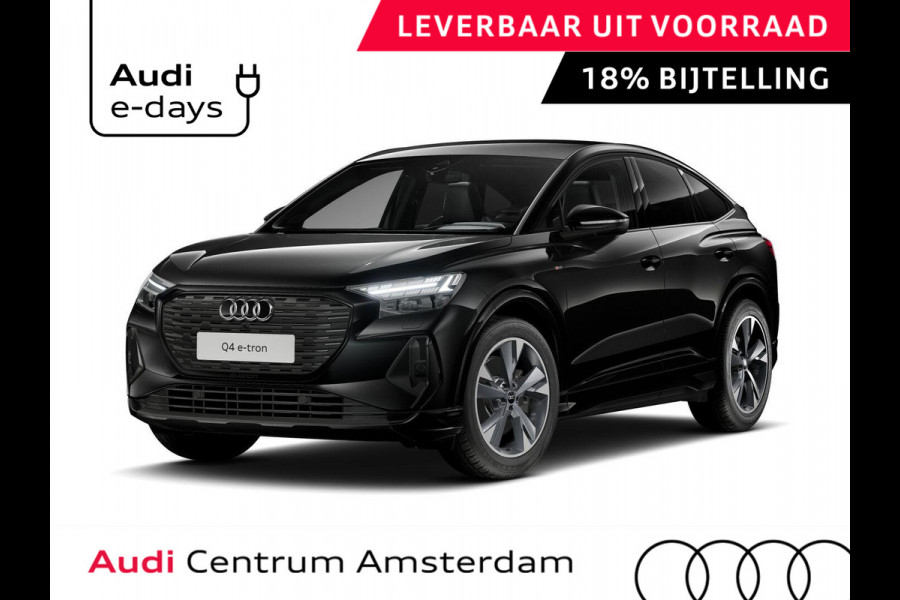 Audi Q4 Sportback e-tron 45 S edition Competition 82 kWh 286 pk | Assistentiepakket plus | Comfortpakket plus | Klimaatregelingspakket | MMI navigatie pro |