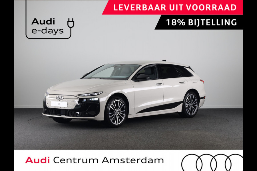 Audi A6 Avant e-tron Advanced edition performance 100 kWh adaptive cruise control, omgevingscamera's, keyless entry, winterpakket, optiek zwart glanzend, leder interieur