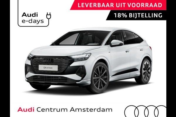 Audi Q4 Sportback e-tron 45 S edition Competition 82 kWh 286 pk | Assistentiepakket plus | Trekhaak | Ambient lichtpakket | Optiekpakket zwart plus |