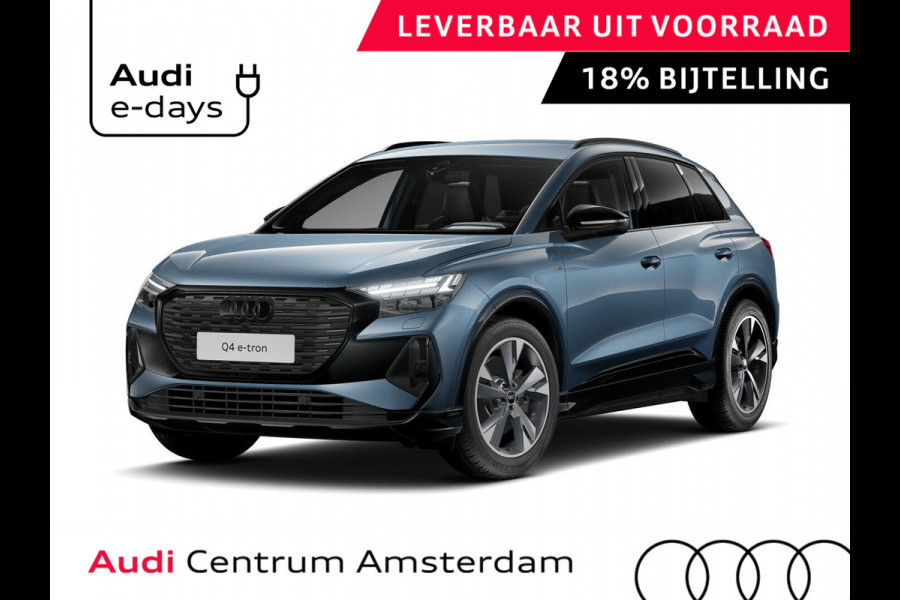 Audi Q4 e-tron 45 S edition Competition 82 kWh 286 pk | Assistentiepakket plus | Comfortpakket | Optiekpakket zwart plus | Ambient verlichting |