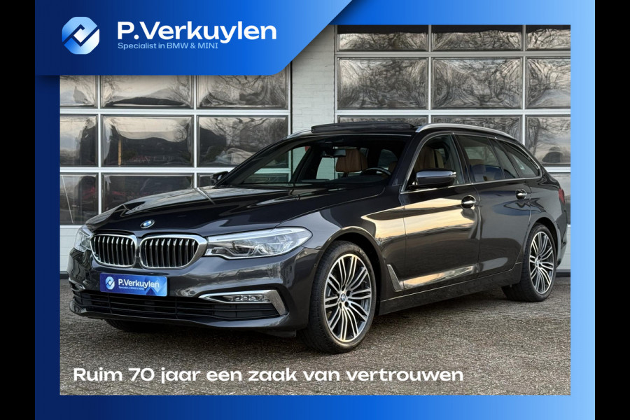 BMW 5 Serie Touring 520i High Executive | LUXURY LINE | PANORAMA | TREKHAAK | LEDER | COMFORT STOELEN |