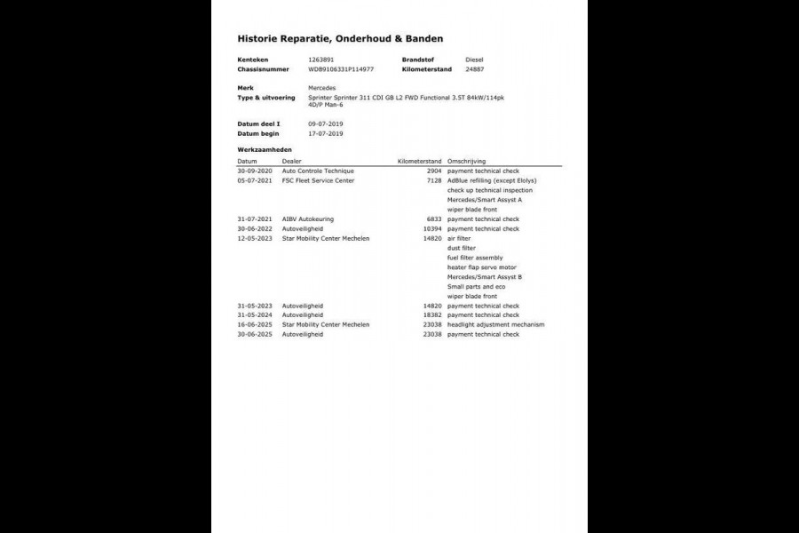 Mercedes-Benz Sprinter 311 2.2 CDI L2H2 / AIRCO / CAMERA / 3 ZITS / DEALER ONDERHOUDEN / NAVI
