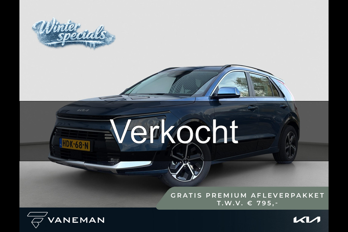 Kia Niro 1.6 GDi Hybrid DynamicLine Climate Control | Automaat | Adapt. Cruise | Navi | Carplay/Android Auto | Half-Leder | Camera | Navi |