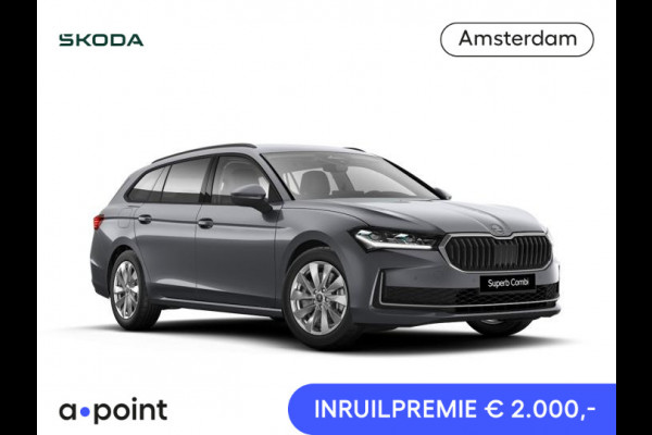 Škoda Superb Combi Business Edition m-HEV 1.5 TSI 150 pk 7 versn. DSG | Light & view | Lounge interieur | Wegklapbare trekhaak | Winterpakket | Reservewiel