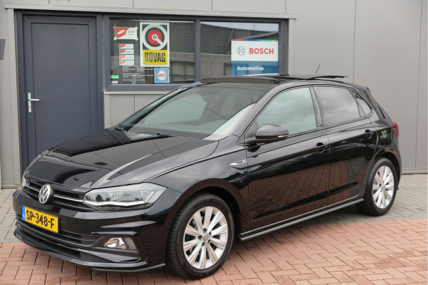 Volkswagen Polo 1.0 TSI 85kw 116pk R-Line Highline , 6 versn. Panoramadak, Led , PDC, Cruise, Carplay , Achteruitrijcamera , Sportstoelen , Actieve demping .DAB+, etc .