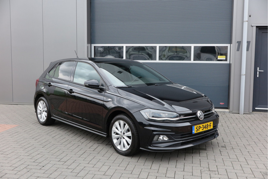 Volkswagen Polo 1.0 TSI 85kw 116pk R-Line Highline , 6 versn. Panoramadak, Led , PDC, Cruise, Carplay , Achteruitrijcamera , Sportstoelen , Actieve demping .DAB+, etc .