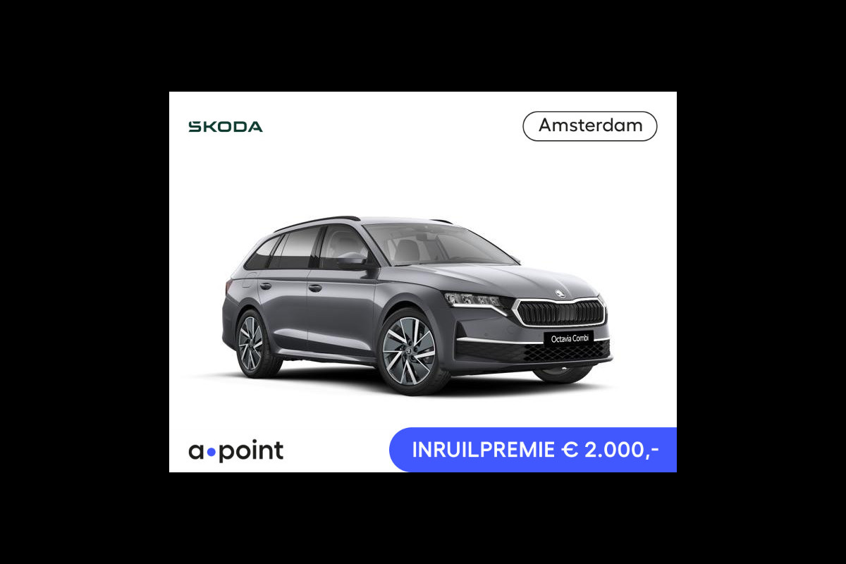 Škoda Octavia Combi Business Edition m-HEV 1.5 TSI 115 pk 7 versn. DSG | Sunset | Wegklapbare trekhaak | 18 inch lichtmetalen velgen Vega Aero zwart