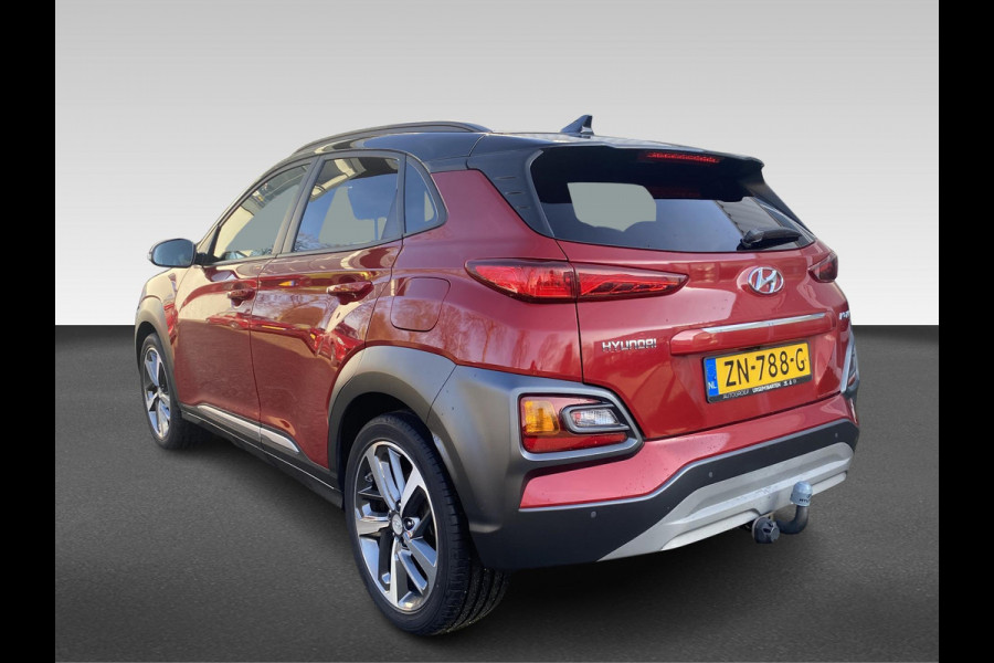 Hyundai Kona 1.6 T-GDI Premium | automaat | 177PK | volleder | trekhaak | stoelverwarming | stoelventilatie | stuurverwarming |