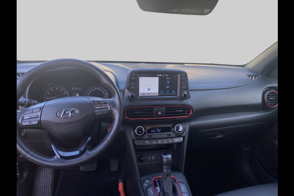 Hyundai Kona 1.6 T-GDI Premium | automaat | 177PK | volleder | trekhaak | stoelverwarming | stoelventilatie | stuurverwarming |