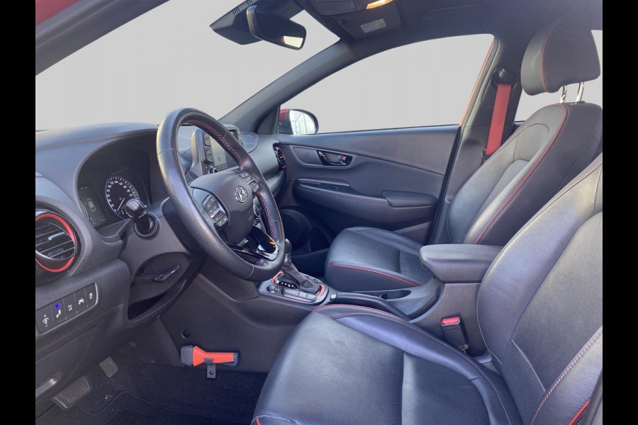 Hyundai Kona 1.6 T-GDI Premium | automaat | 177PK | volleder | trekhaak | stoelverwarming | stoelventilatie | stuurverwarming |