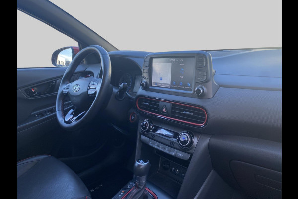 Hyundai Kona 1.6 T-GDI Premium | automaat | 177PK | volleder | trekhaak | stoelverwarming | stoelventilatie | stuurverwarming |