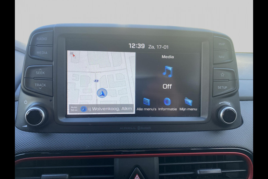 Hyundai Kona 1.6 T-GDI Premium | automaat | 177PK | volleder | trekhaak | stoelverwarming | stoelventilatie | stuurverwarming |