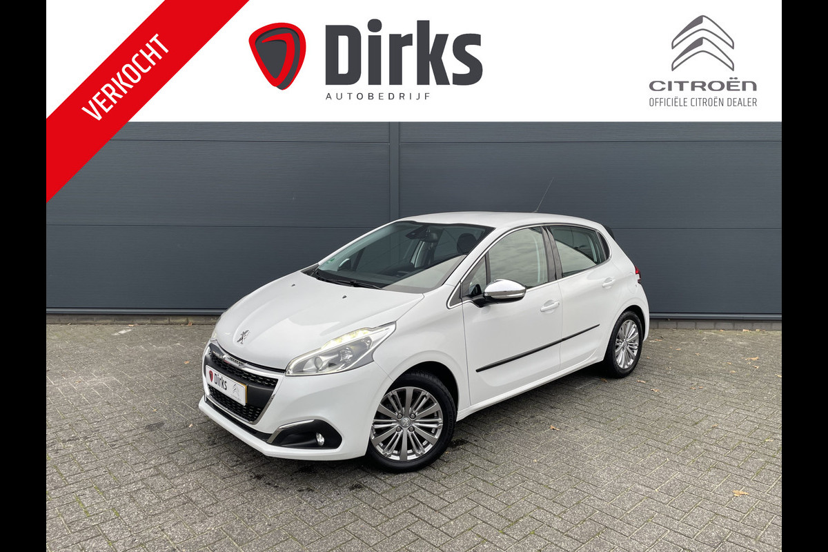 Peugeot 208 82pk Allure (Camera - Automatische Airco - Apple Carplay - Navigatie - Parkeersensoren - Lichtmetalen velgen incl 4S)