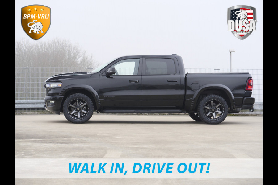 Dodge Ram 1500 | Laramie | Night | 3.0L I6 Hurricane | 4X4 | | BPM-VRIJ | 14,4-inch Touchscreen | Passenger Display | Getoonde accessoires zijn verkrijgbaar tegen meerprijs