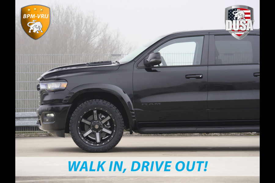 Dodge Ram 1500 | Laramie | Night | 3.0L I6 Hurricane | 4X4 | | BPM-VRIJ | 14,4-inch Touchscreen | Passenger Display | Getoonde accessoires zijn verkrijgbaar tegen meerprijs