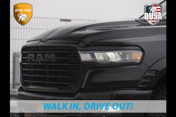 Dodge Ram 1500 | Laramie | Night | 3.0L I6 Hurricane | 4X4 | | BPM-VRIJ | 14,4-inch Touchscreen | Passenger Display | Getoonde accessoires zijn verkrijgbaar tegen meerprijs