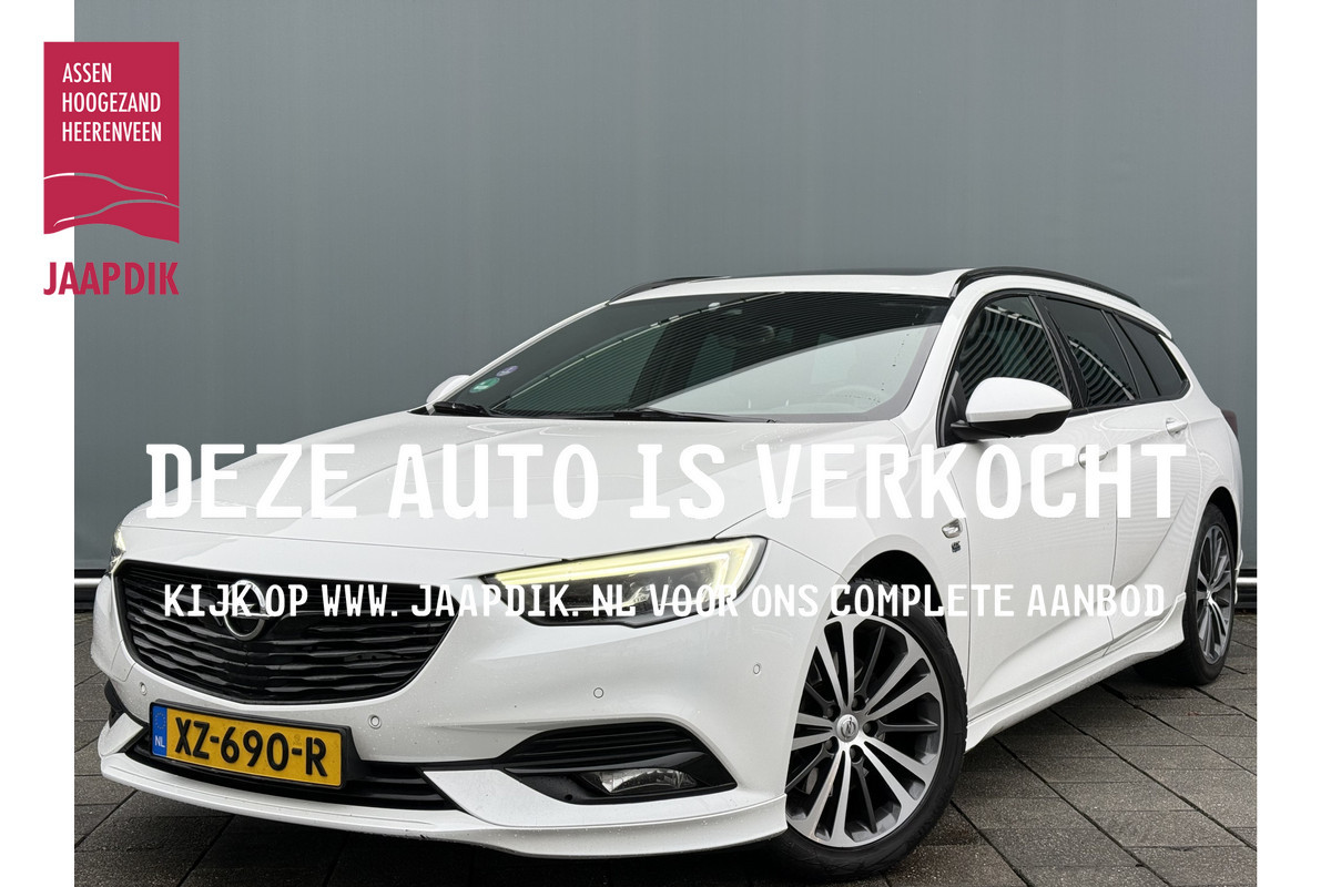 Opel Insignia Sports Tourer BWJ 2019 | 1.6T 200PK Exclusive AUTOMAAT | TREKHAAK | LEER | PANO DAK | OPC KIT | CLIMA | NAVI |