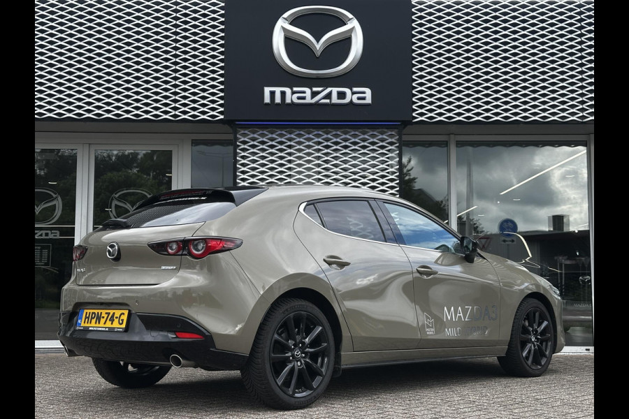 Mazda 3 2.5 e-SkyActiv-G M Hybrid 140 Nagisa | AUTOMAAT | ALL SEASON | CAMERA | PARKEER SENSOREN VOOR EN ACHTER |