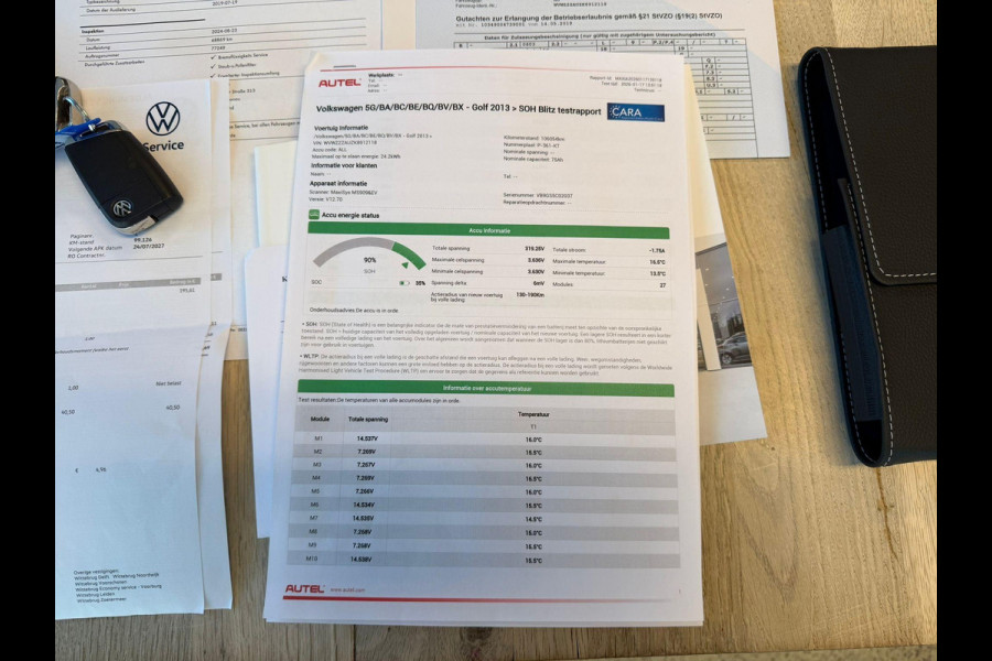 Volkswagen e-Golf e-Golf VERWACHT SOH 90% | ACHTERUITRIJ CAMERA | DIG. DASH| DODE HOEK| CARPLAY| STOELVERWARMING| LEUKE COMPLETE AUTO| RIJKLAAR INCL. 12 MND BOVAG GARANTIE