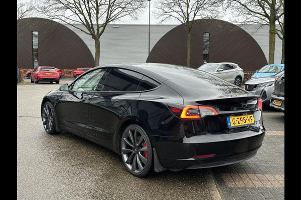 Tesla Model 3 Performance AWD 75 kWh VERWACHT | 20 inch velgen (als nieuw) | Zeer nette staat | Rijklaar geleverd incl. 12 mnd Bovag-garantie | Tesla fabrieksgarantie op de hoogvolt accu t/m 13-12-2027 of 192.000 km