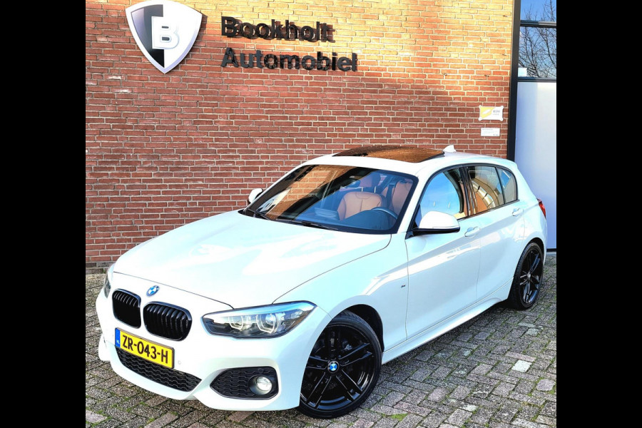 BMW 1-serie 118i Edition M-Sport, Dak, Harman K., Cognac leer (BTW NL NAP)